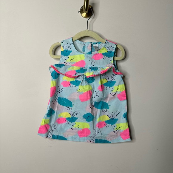 Carter's Multicolor Abstract Tank Girls 4T - Picture 1 of 5